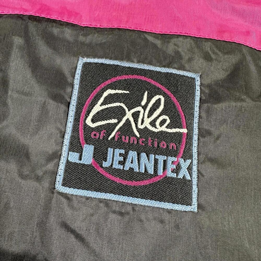 VTG Exile Function Jacket Men XL Black Purple Ski Grafitti Gorpcore Street Skate - Picture 3 of 9